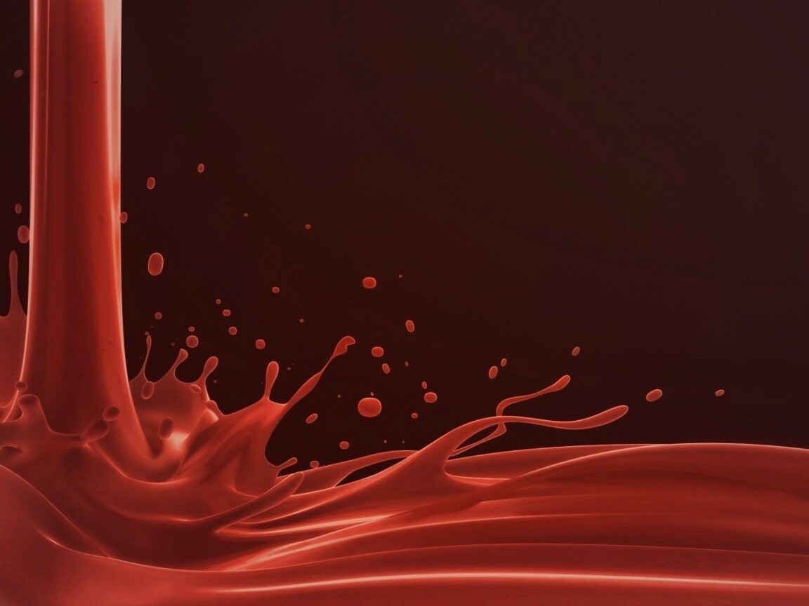 Красный всплеск обои