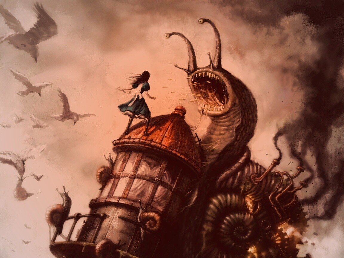 Битва с механической улиткой обои