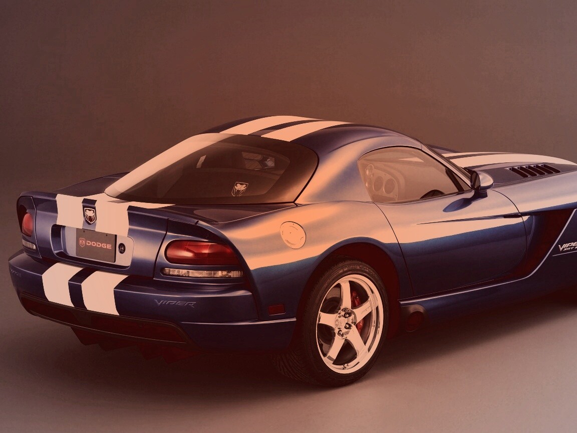 Синий Dodge Viper обои