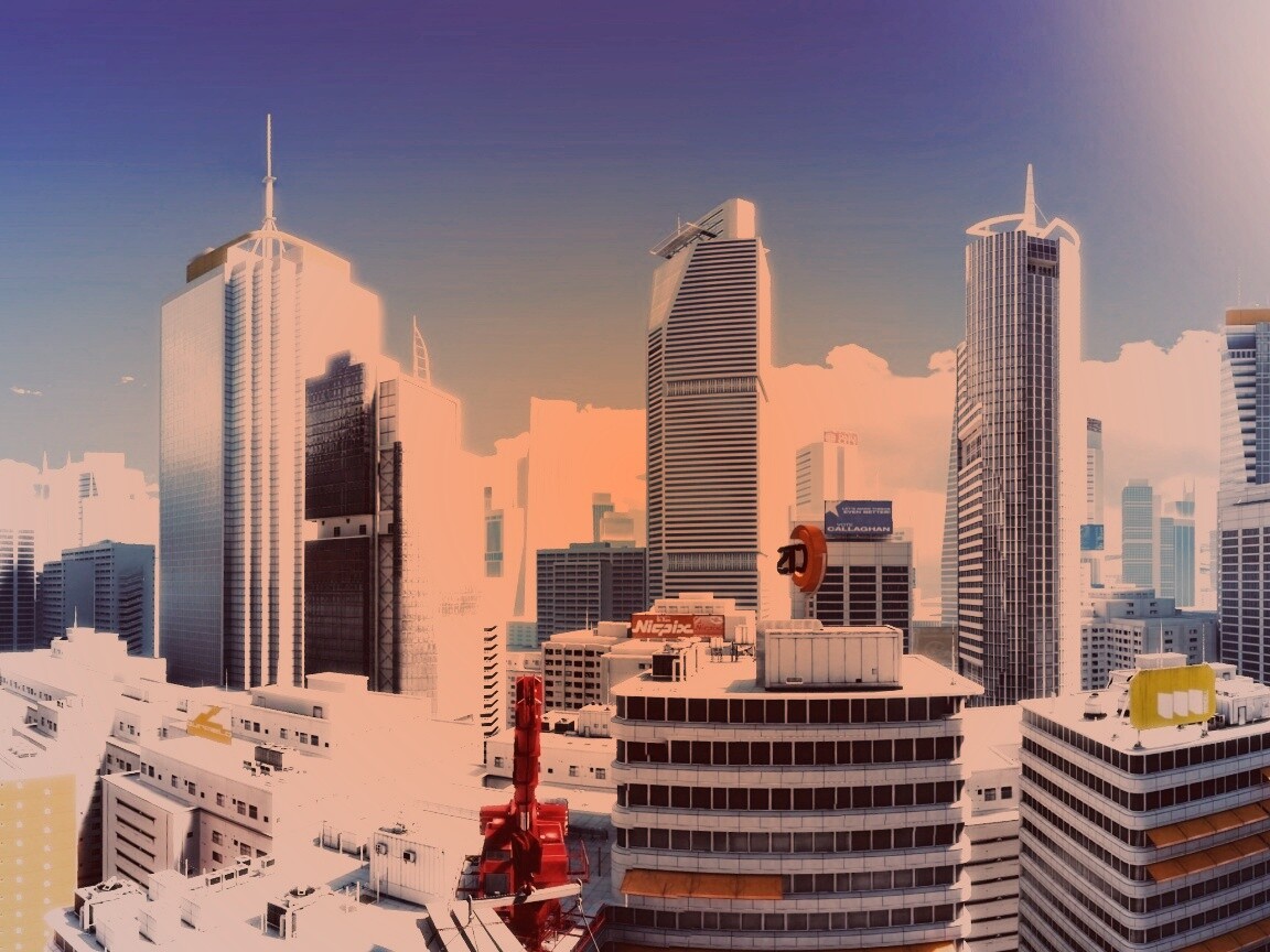 Город Mirrors Edge обои