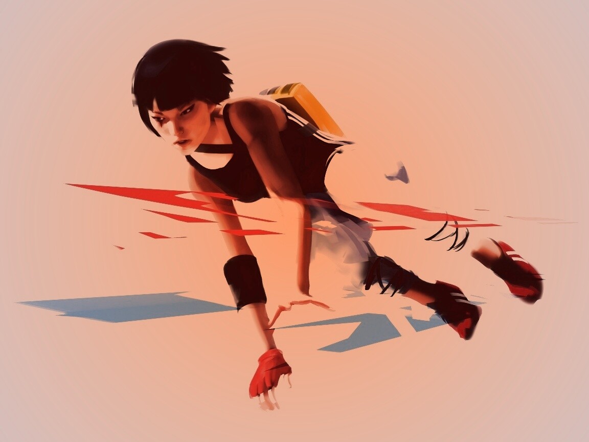 Фейт в прыжке обои