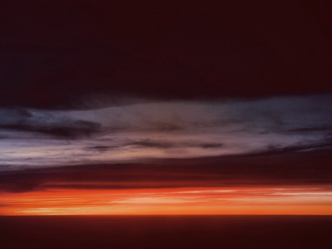 Закатное небо обои