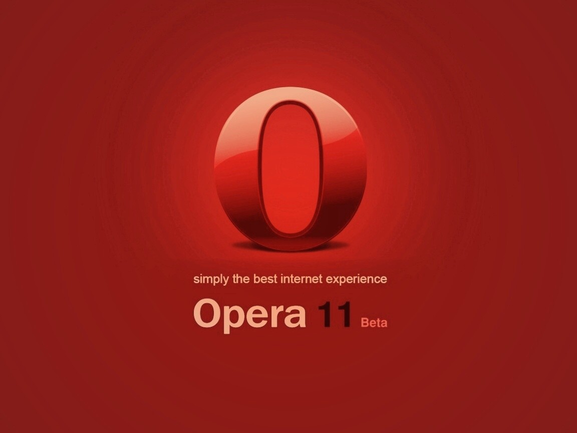 Opera 11 обои