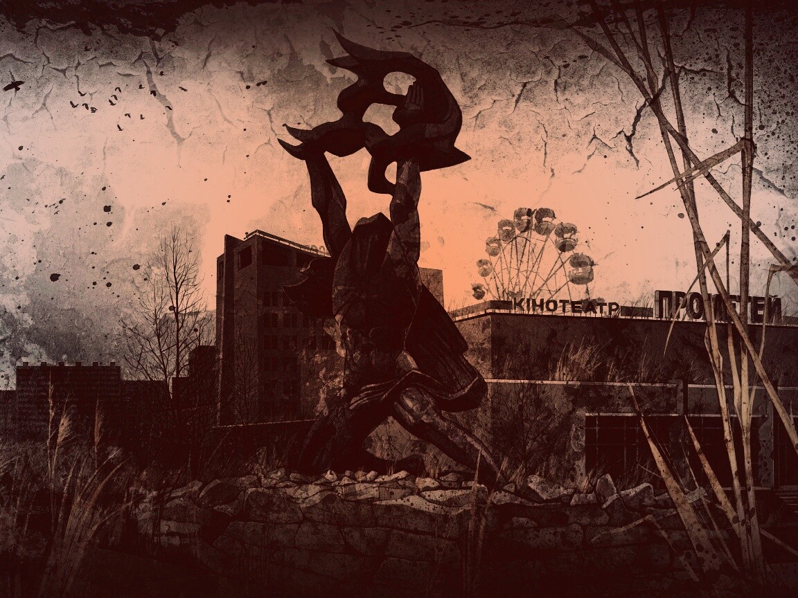 Памятник в Припяти обои