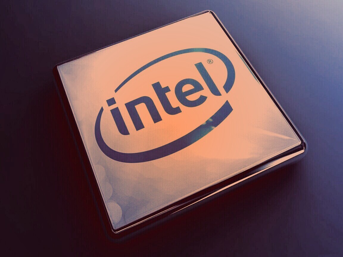 Логотип Intel обои