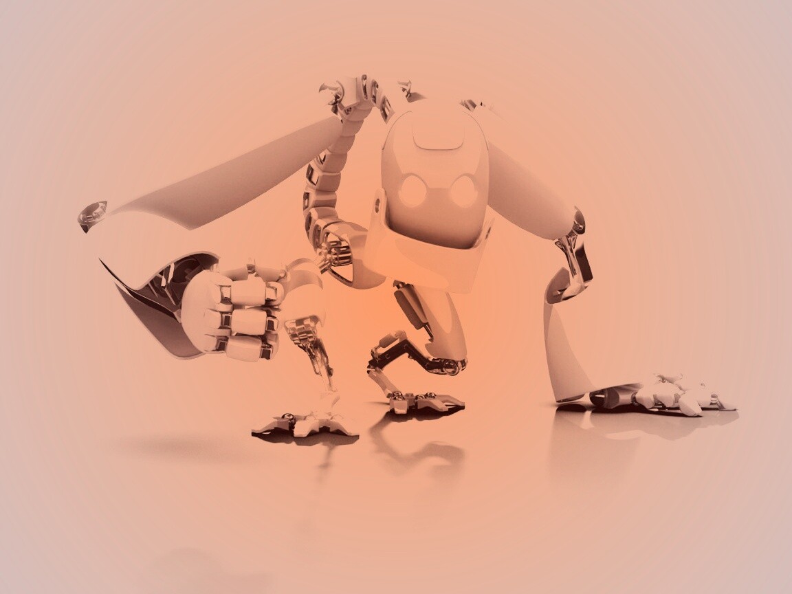 Крадущийся робот обои