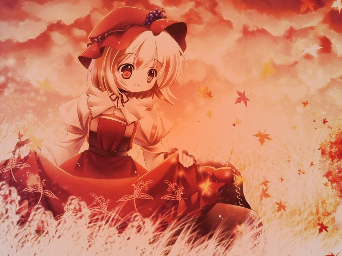 Девочка в поле обои