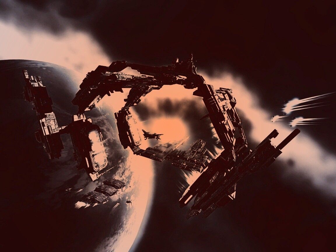 Космический корабль обои