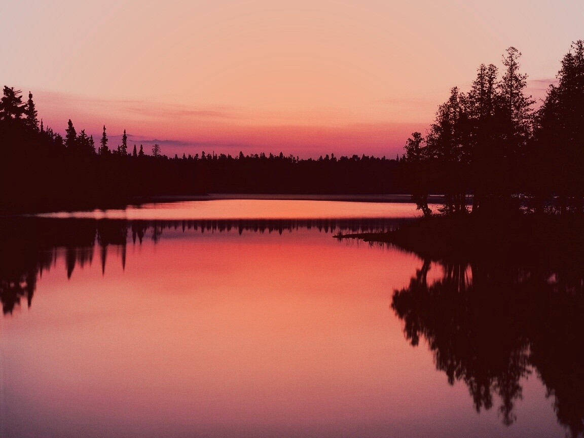 Вечерний пейзаж обои