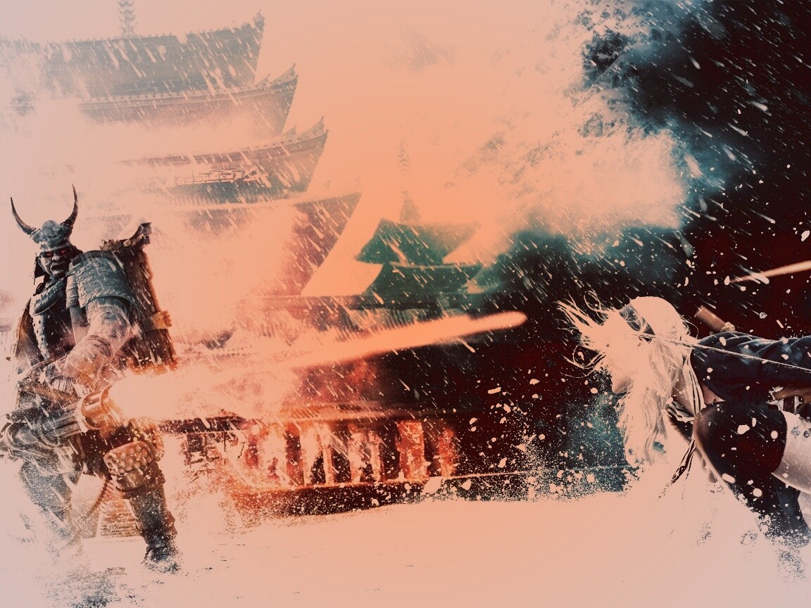 Куколка против самурая обои