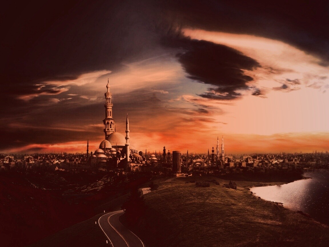 Город минаретов обои