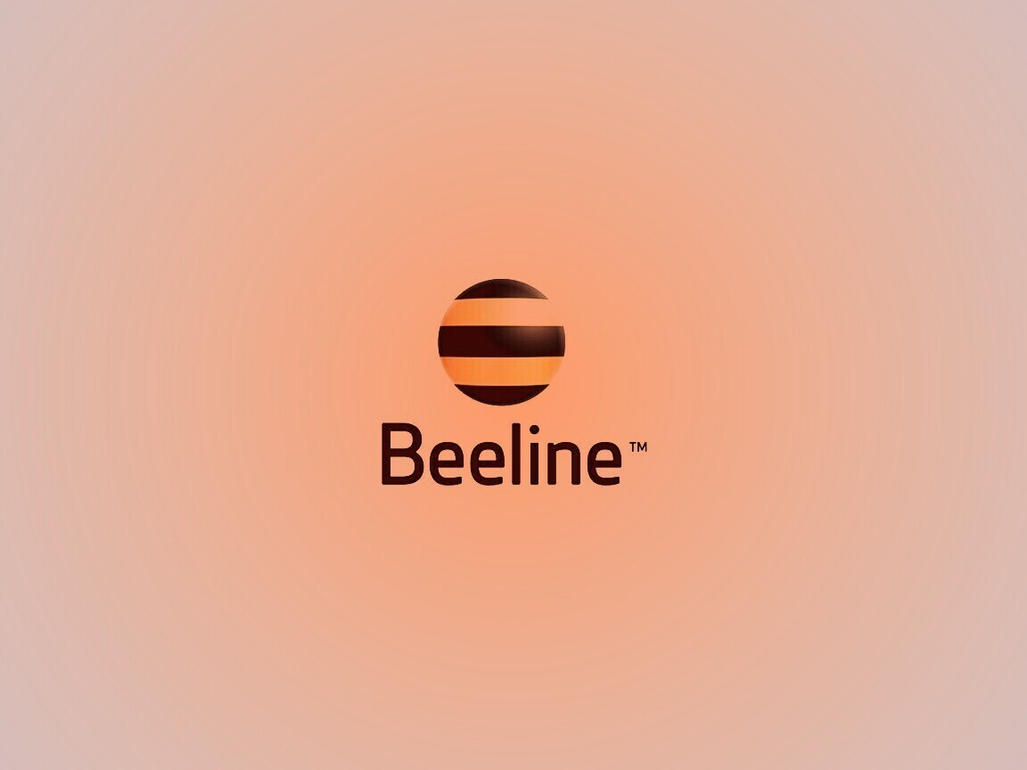 Логотип beeline обои