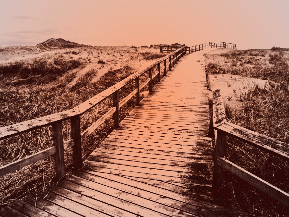 Деревянная дорога обои