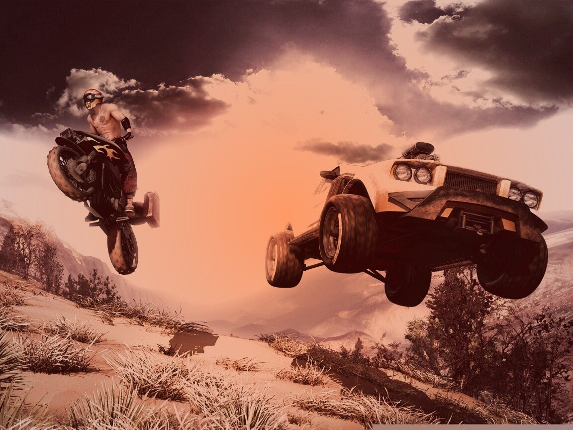 Гонки по пересеченной местности обои