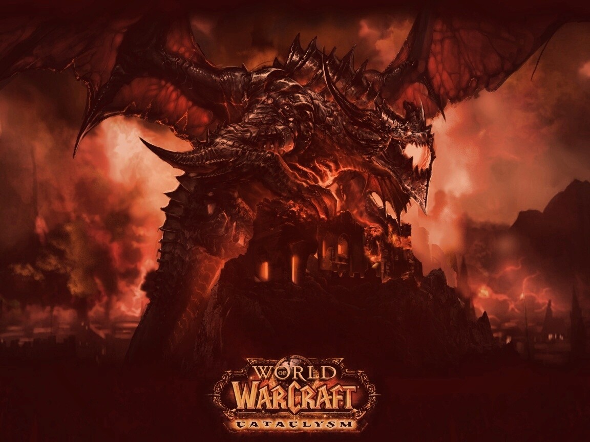 Дракон из WoW обои