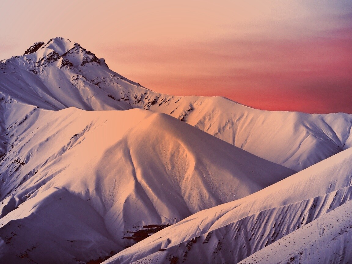 Снежные вершины обои