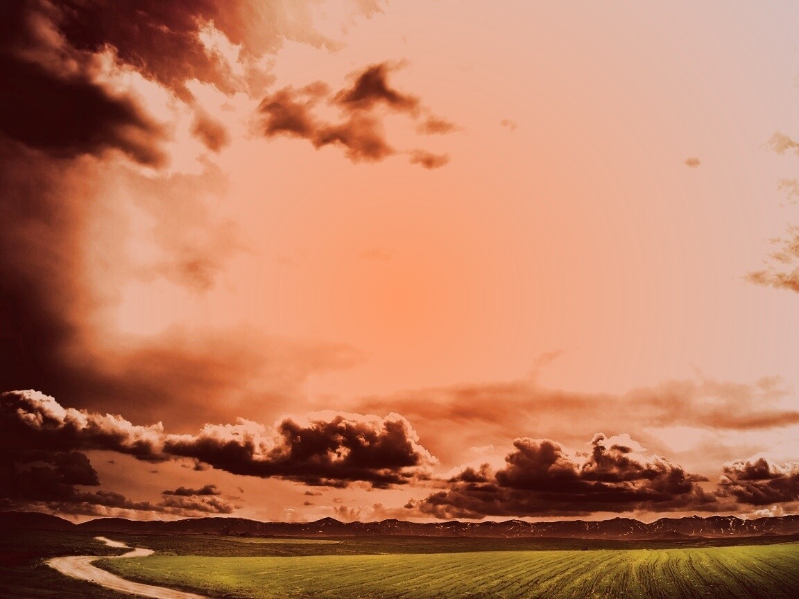 Золотое небо обои