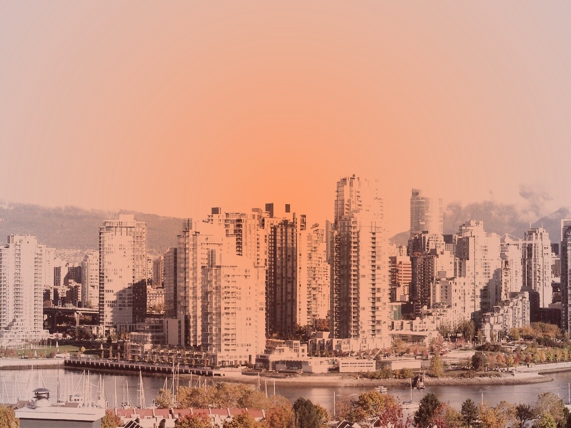 Панорама города обои