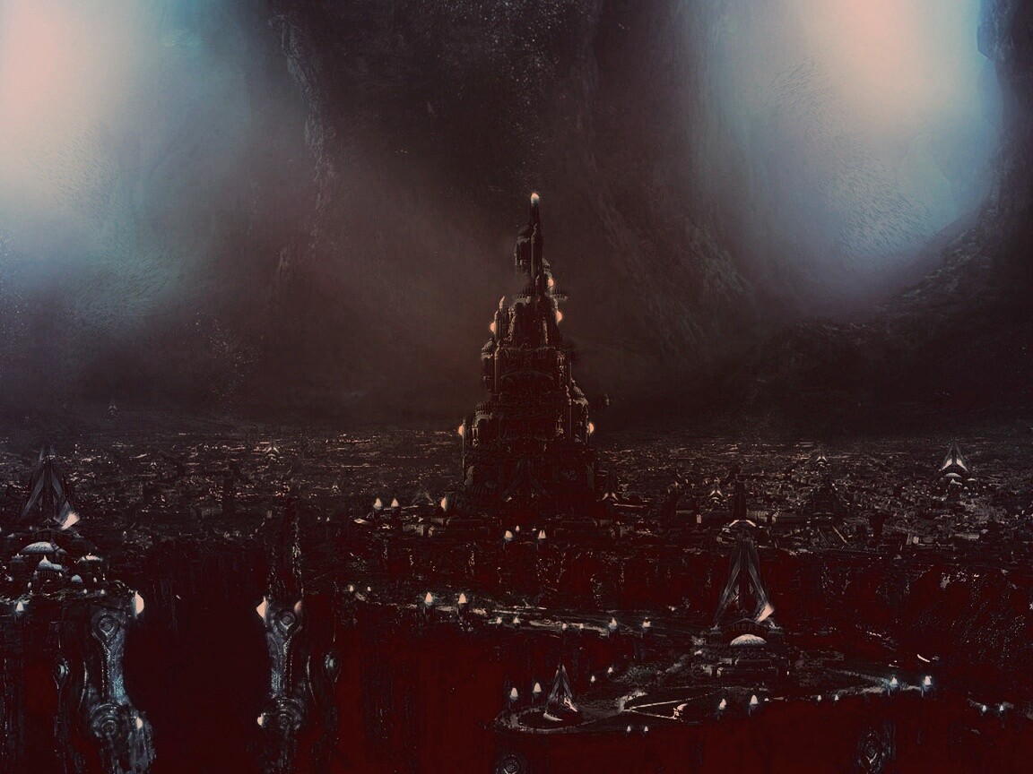 Подземный город обои