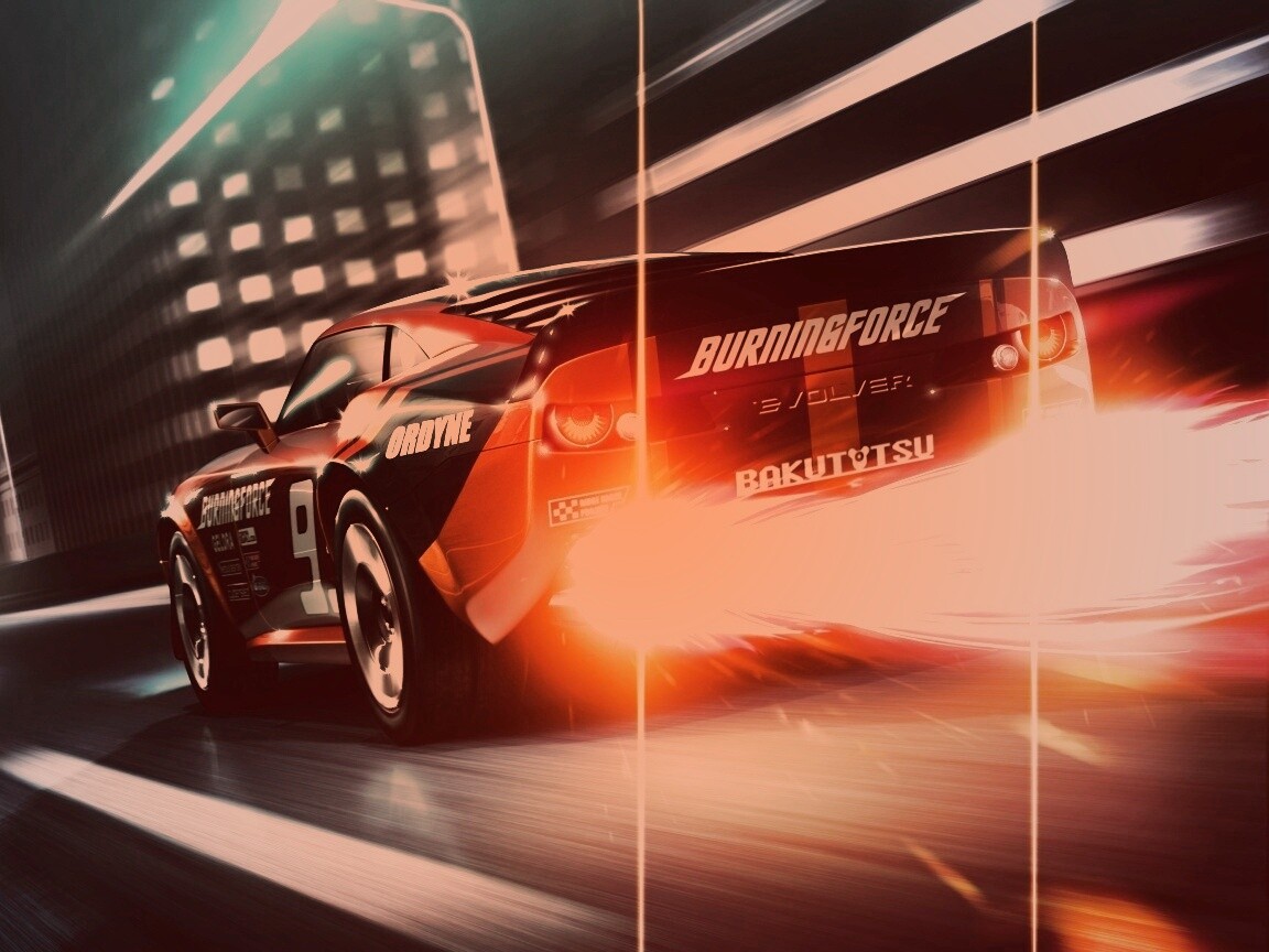 Ночное нитро обои