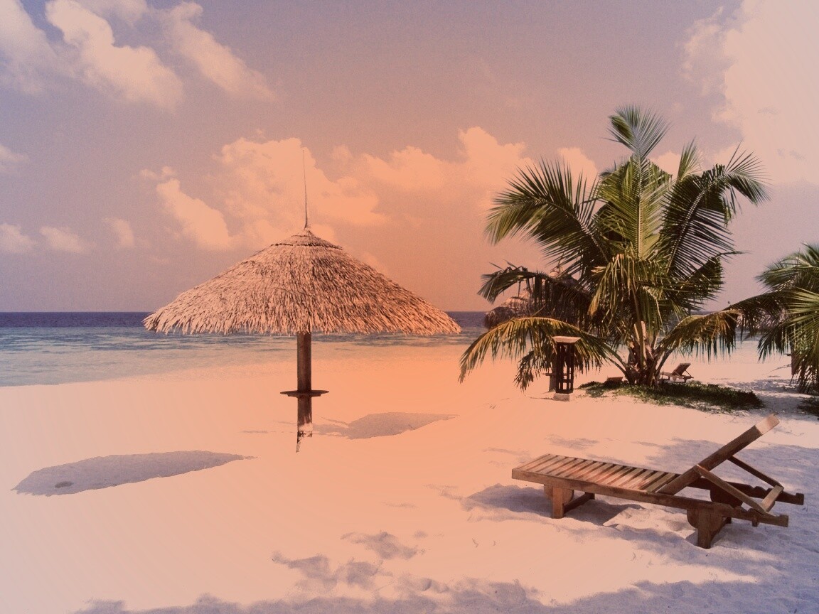 Рай на мальдивах обои