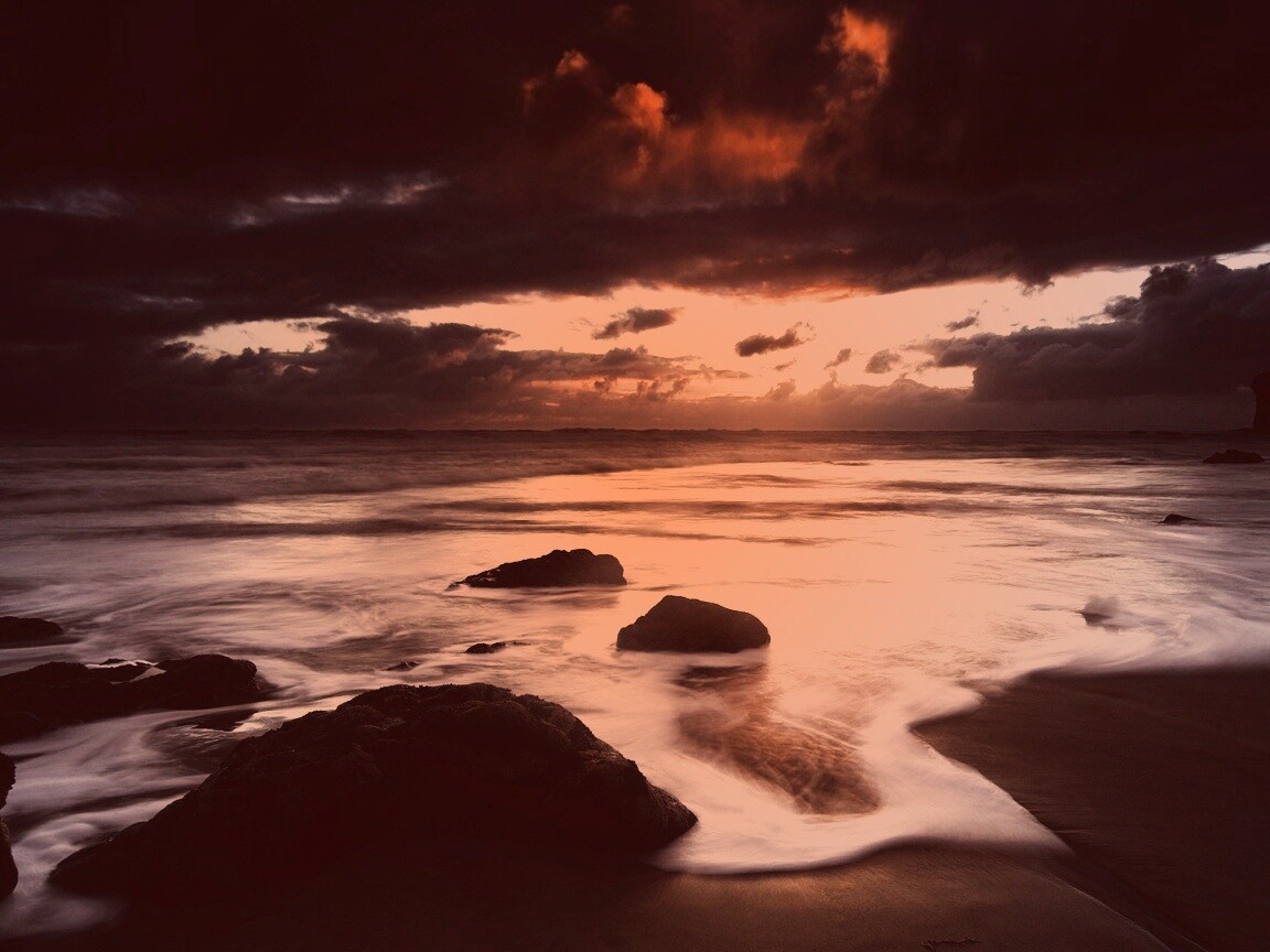 Тёмные берега обои