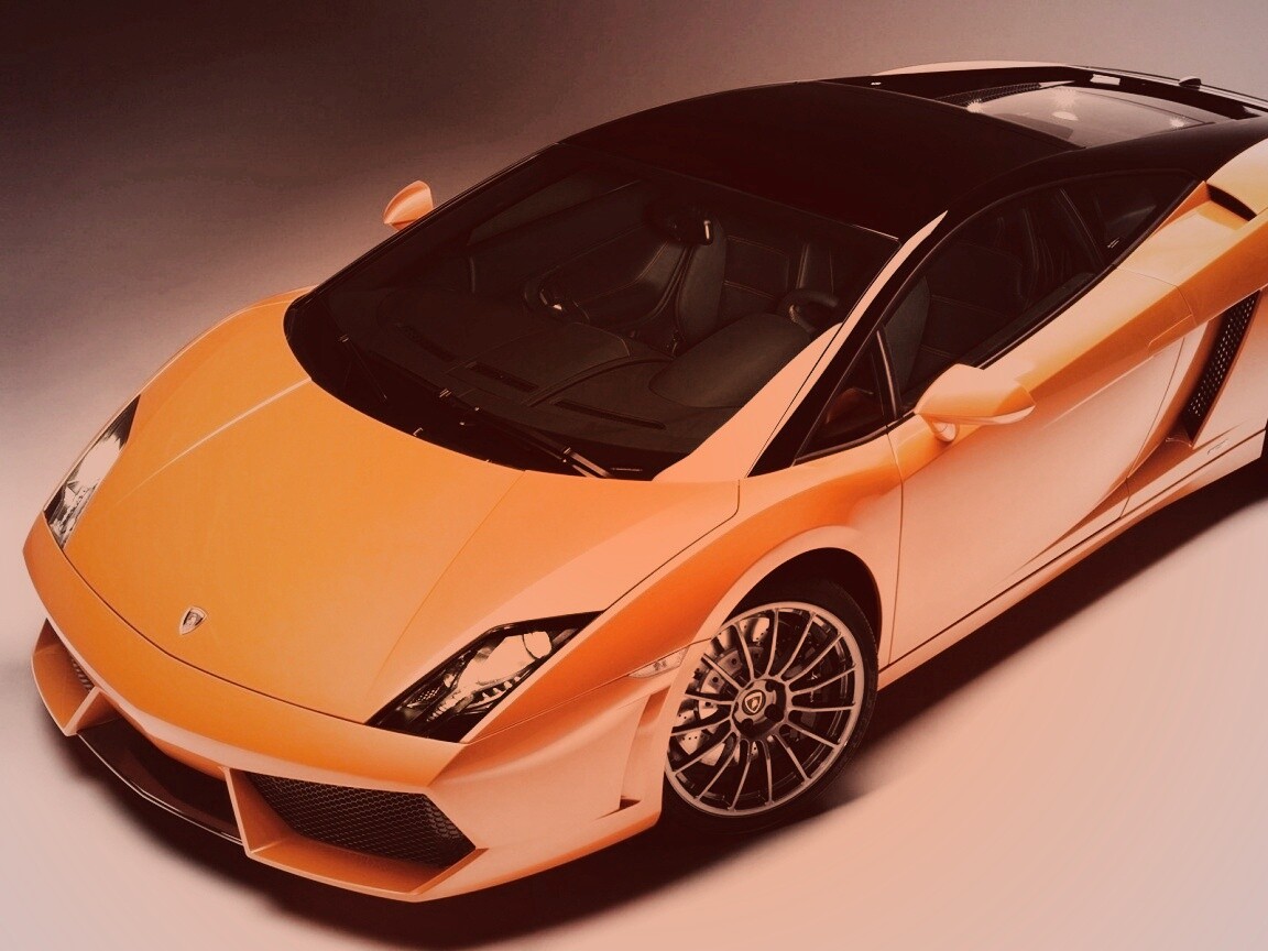 Жёлтый Lamborghini Gallardo обои