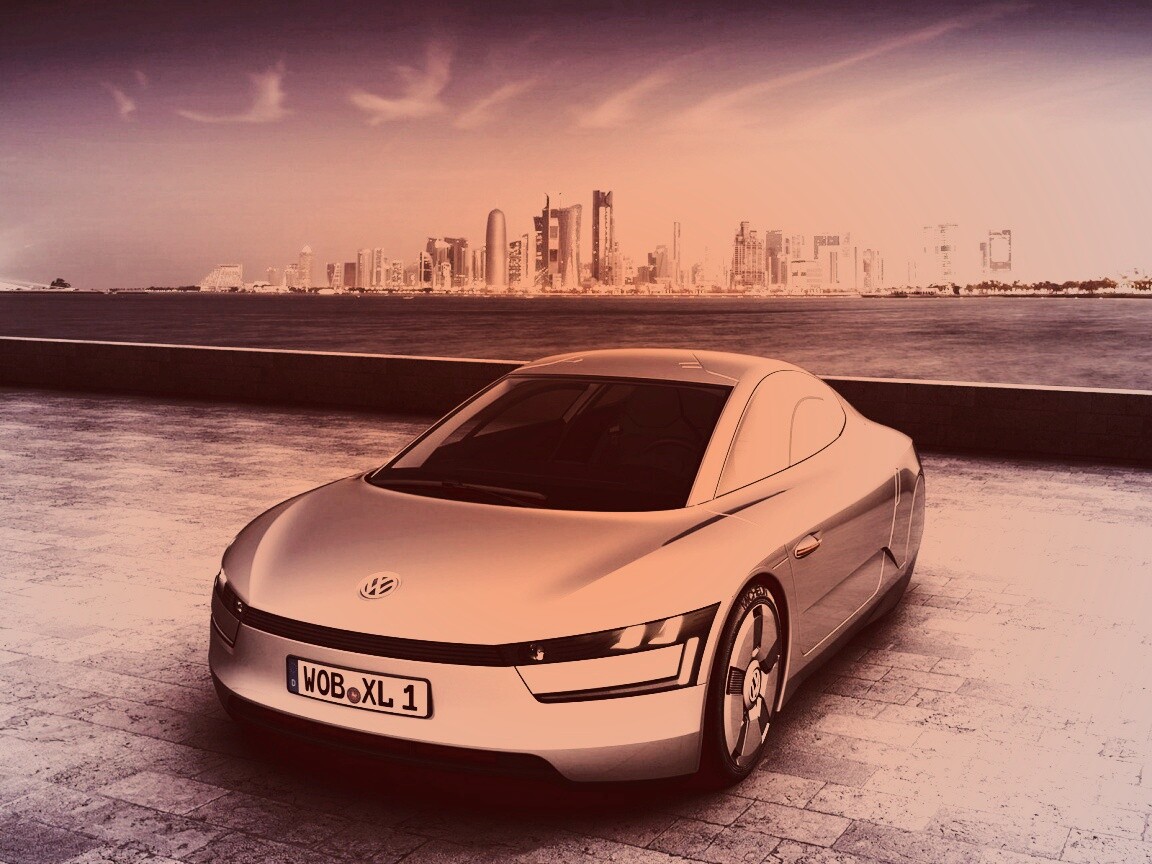 Очень красивый концепткар от фольксваген обои