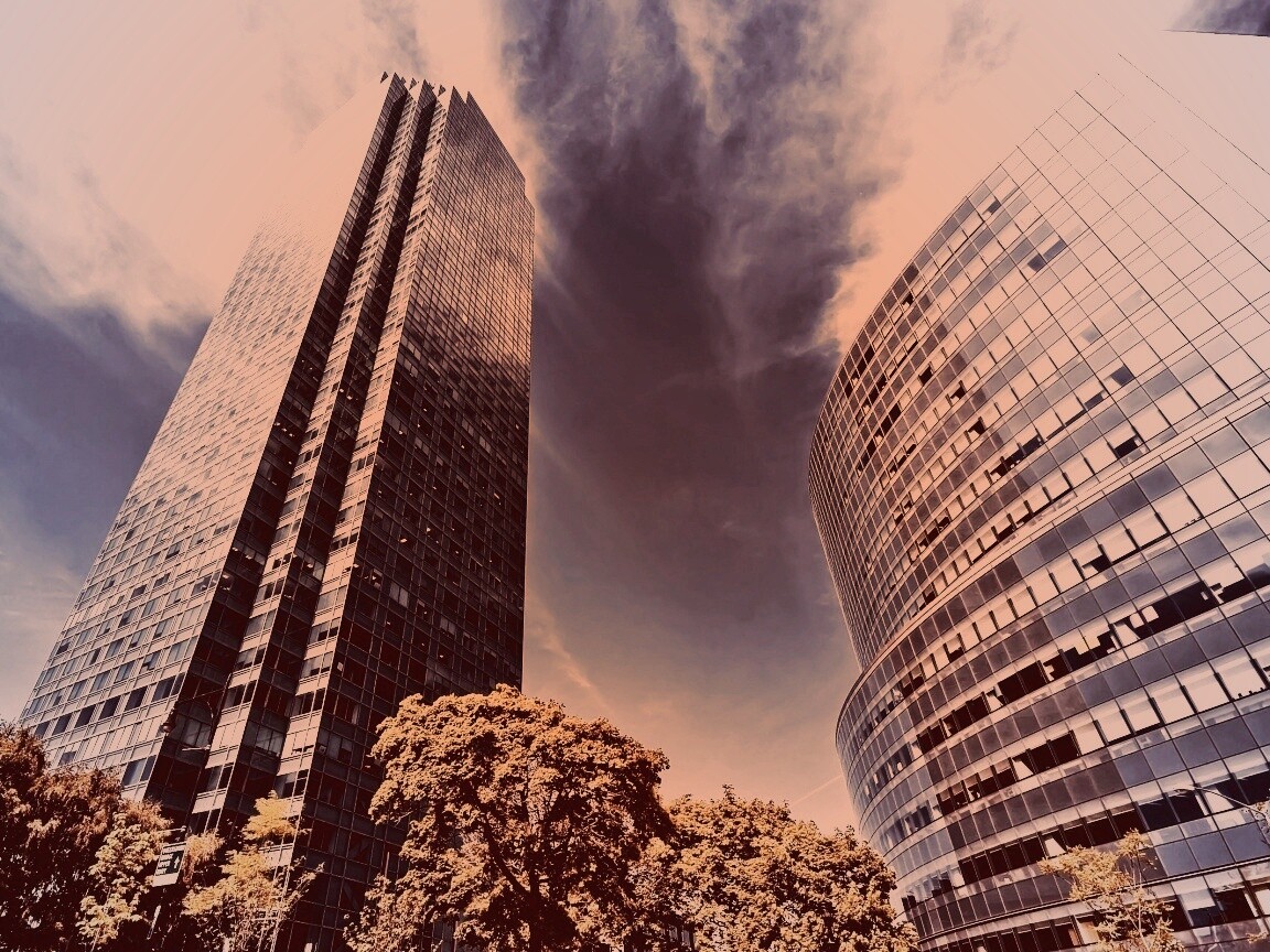 Осязательный Нью-Йорк с большими домами обои