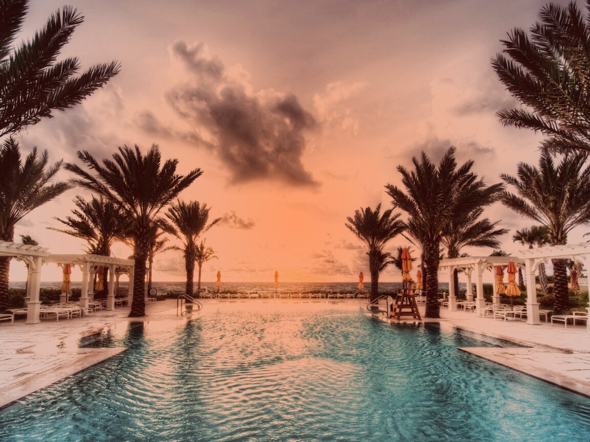 Бассейн обои