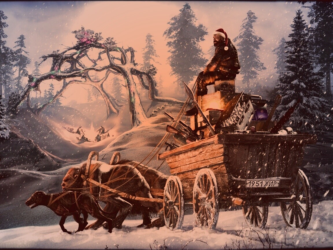 Новогодний Сталкер обои