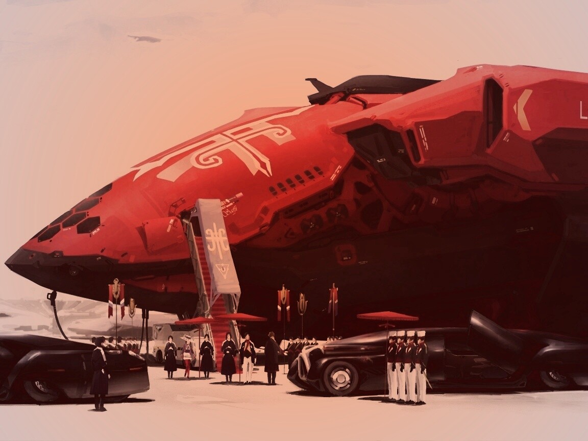 Встреча инопланетных гостей обои