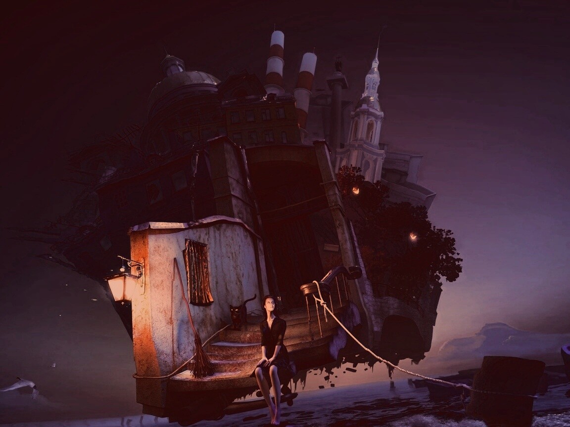 Мрачный Питер обои