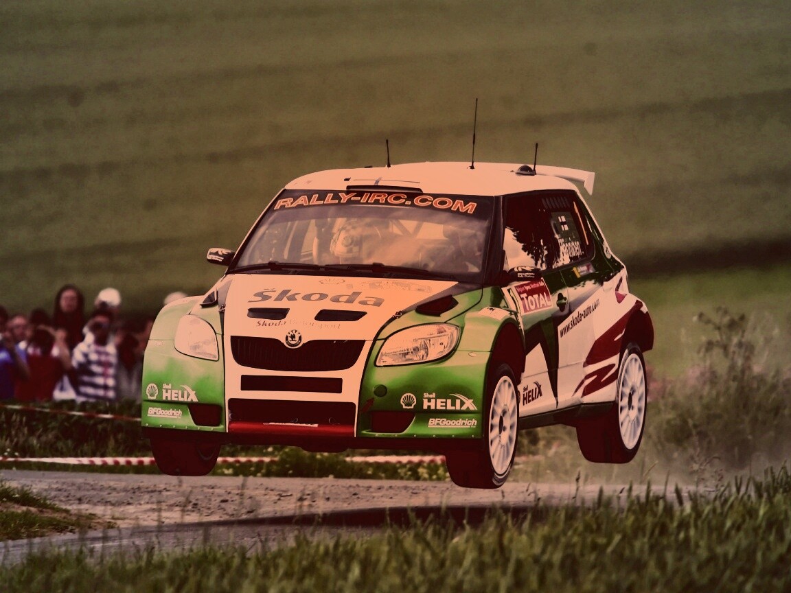 Раллиййная Шкода обои