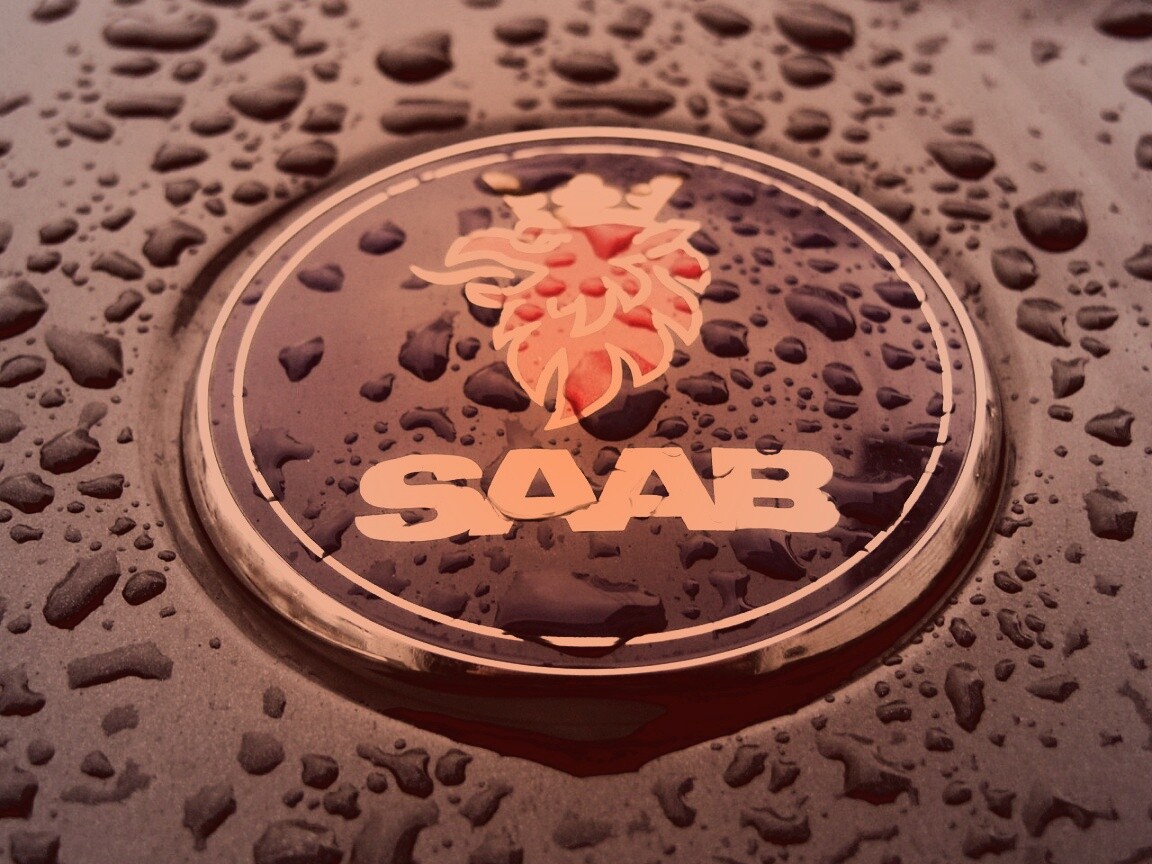 Логотип Saab обои