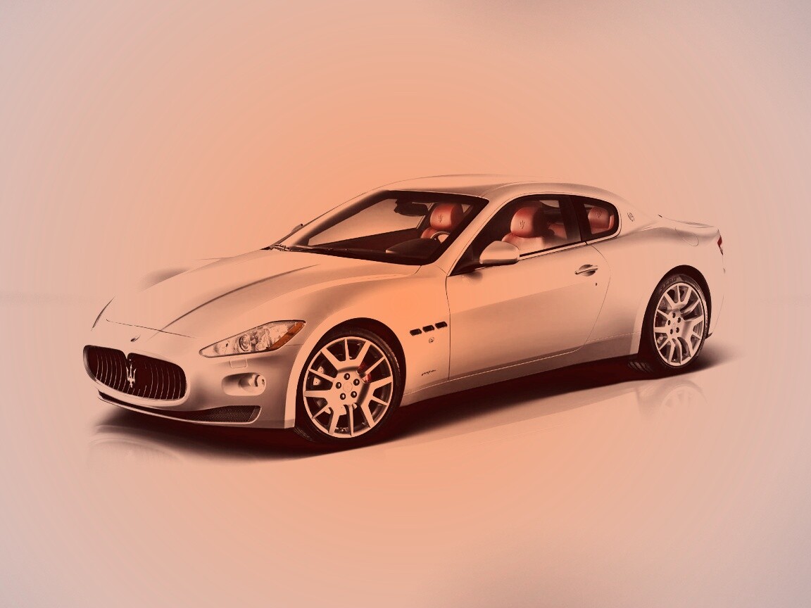 Грандтуризмо на белом фоне обои