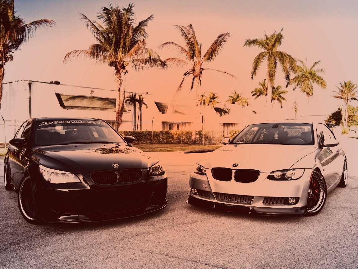 Две БМВ обои