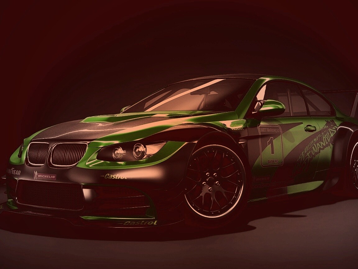 Гоночный BMW M3 обои