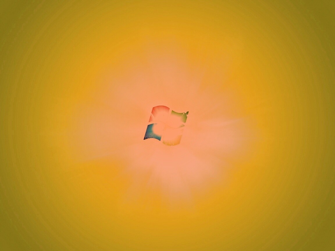 Сочный зеленый логотип Windows 7 обои