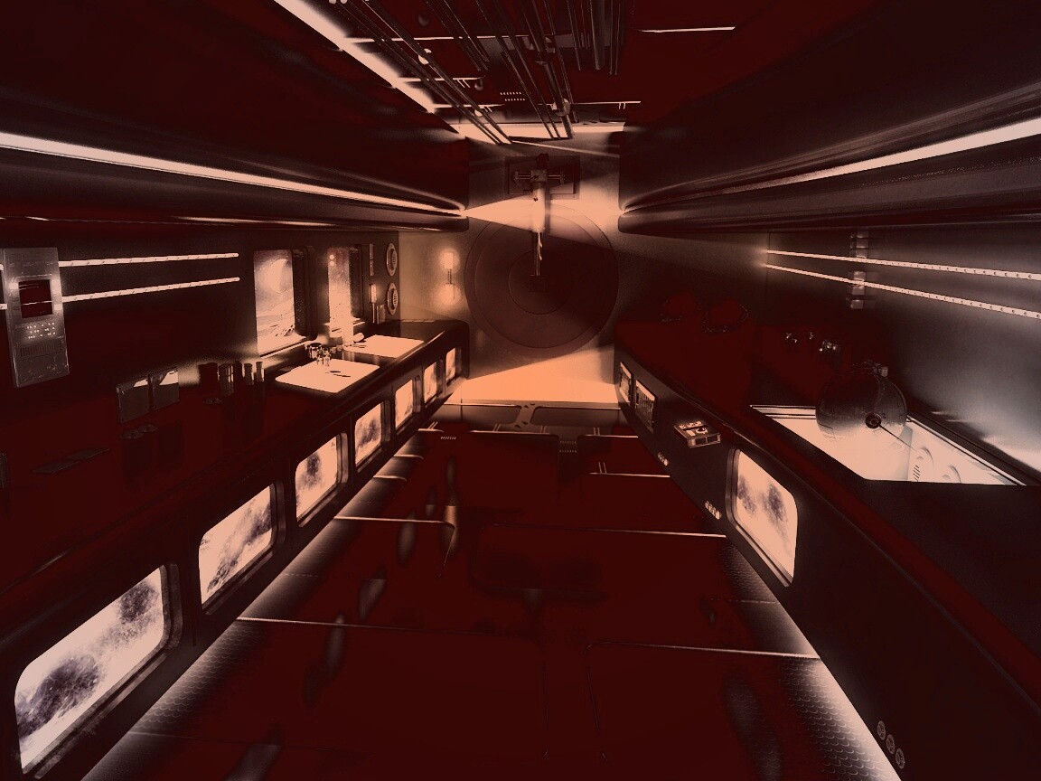 На борту космического корабля обои
