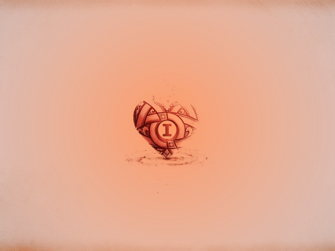 Креативное минималистичное сердце обои