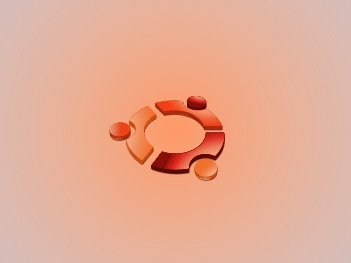 Официальный логотип Убунту обои