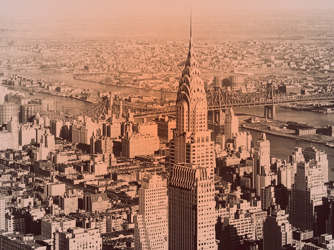 Панорама Нью-Йорка обои
