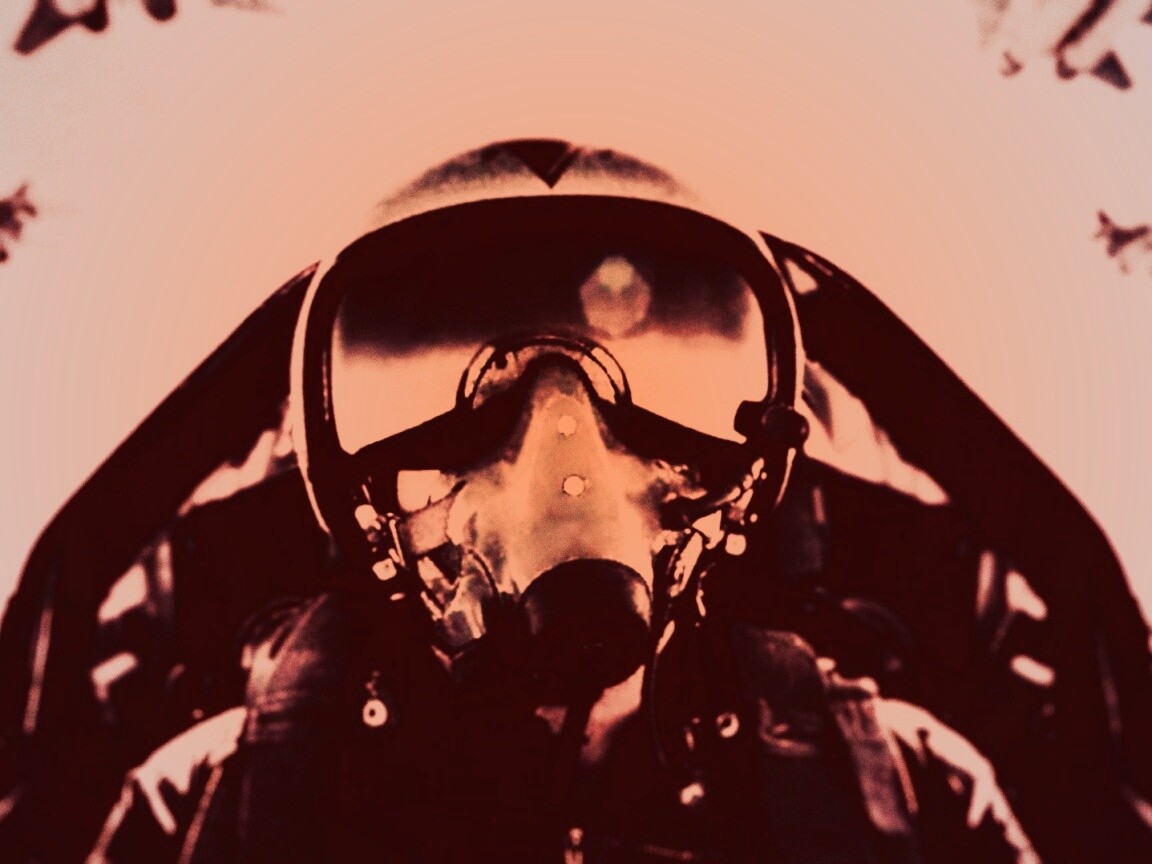 Пилот истребителя обои