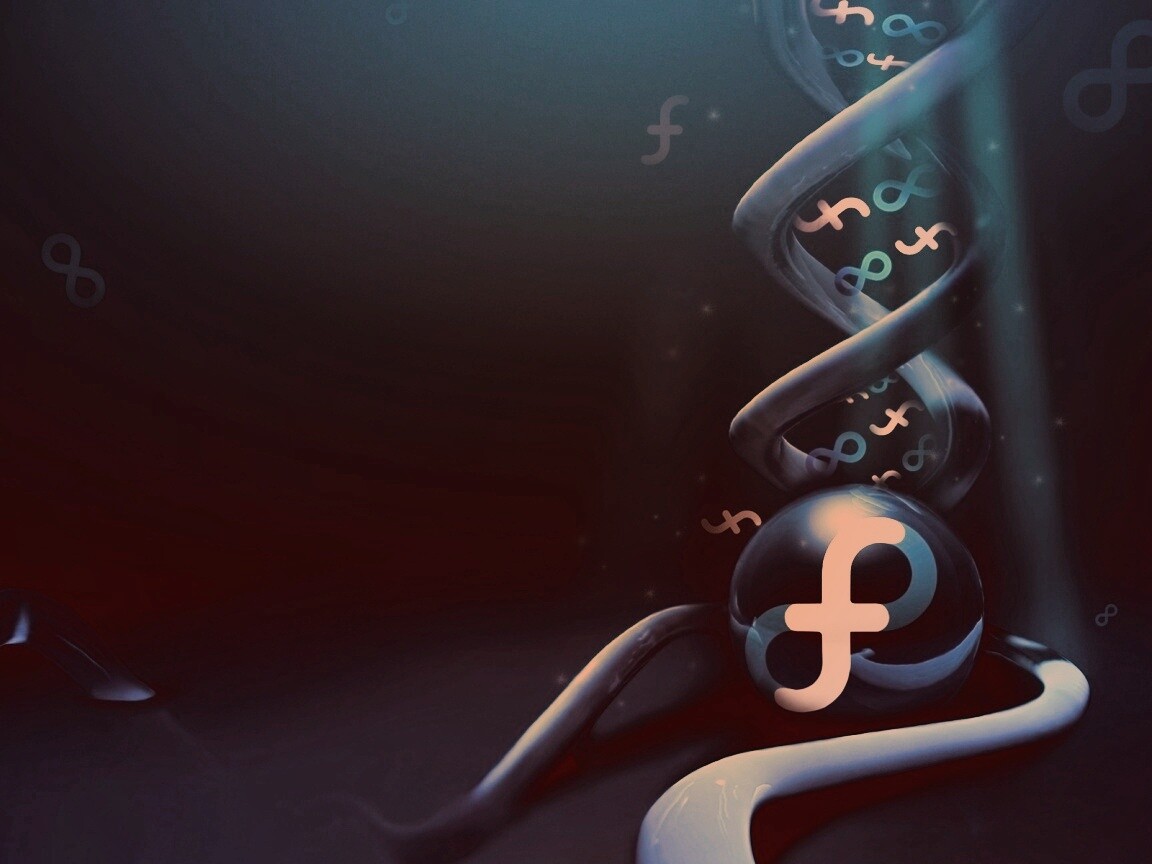 OS Fedora обои