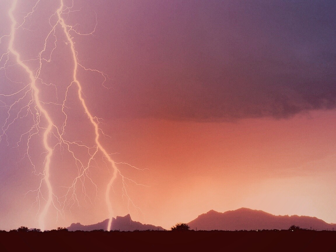 Двойная молния обои