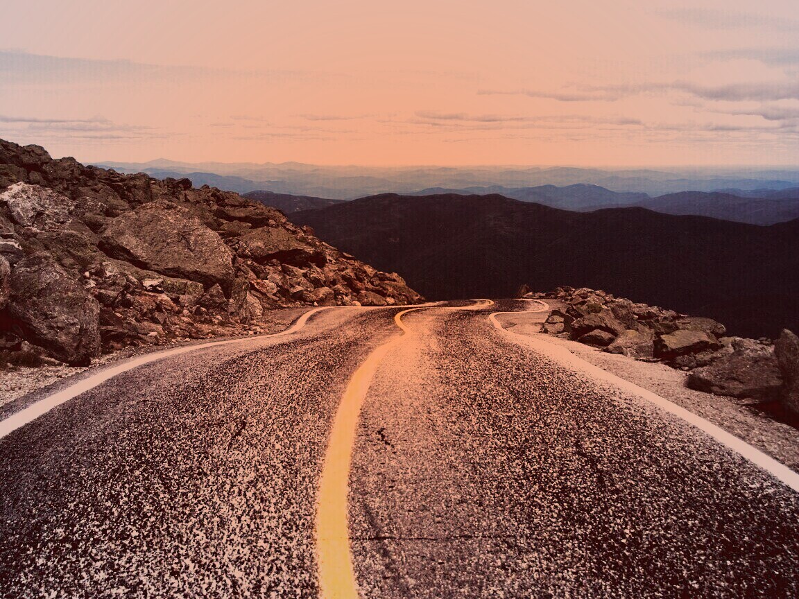 Горная дорога обои