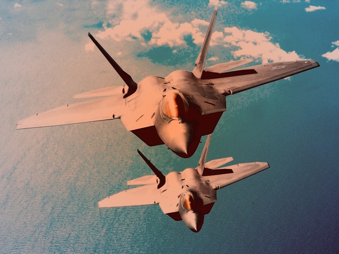 Истребители в небе обои