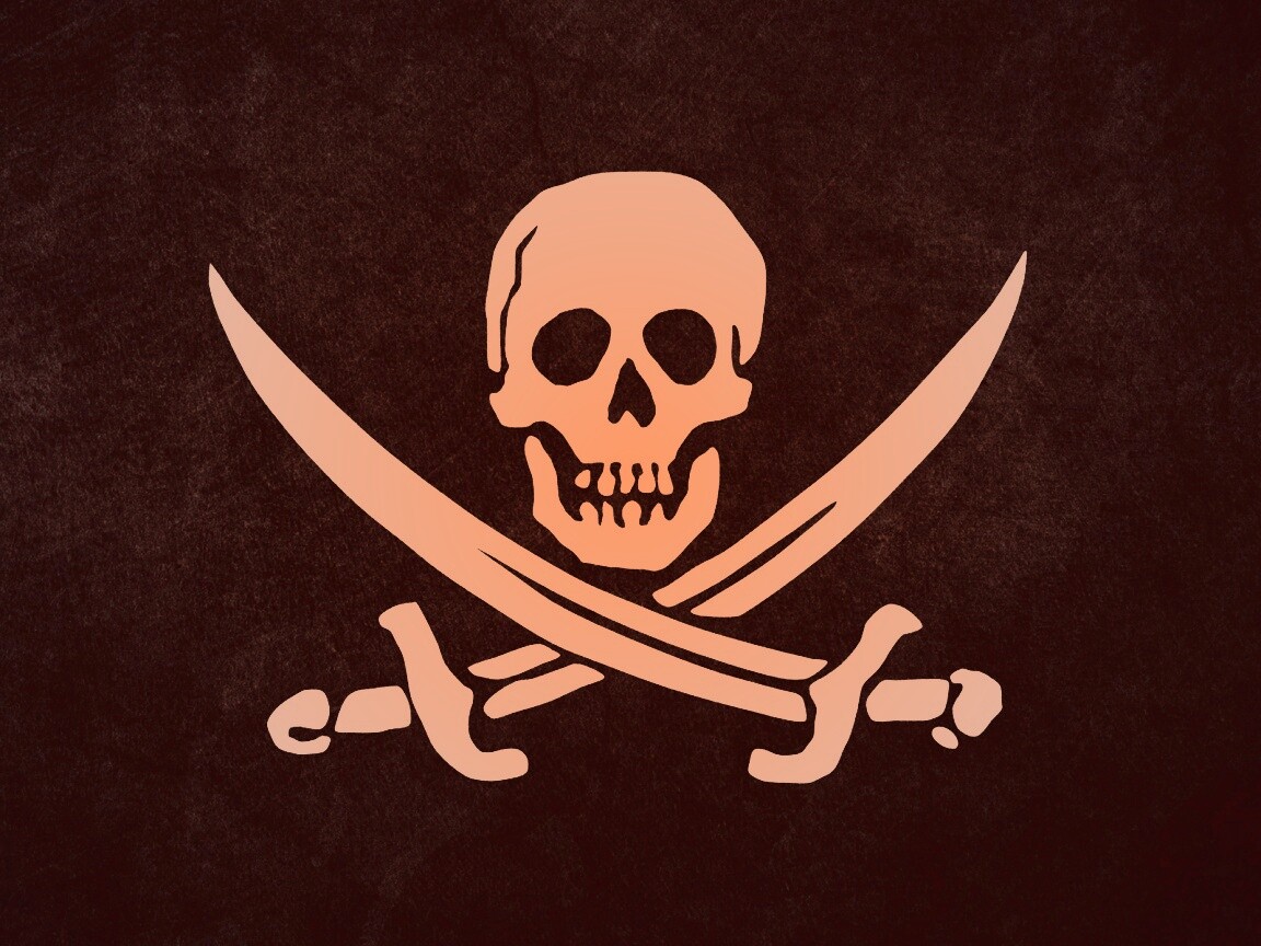 Пиратский флаг обои