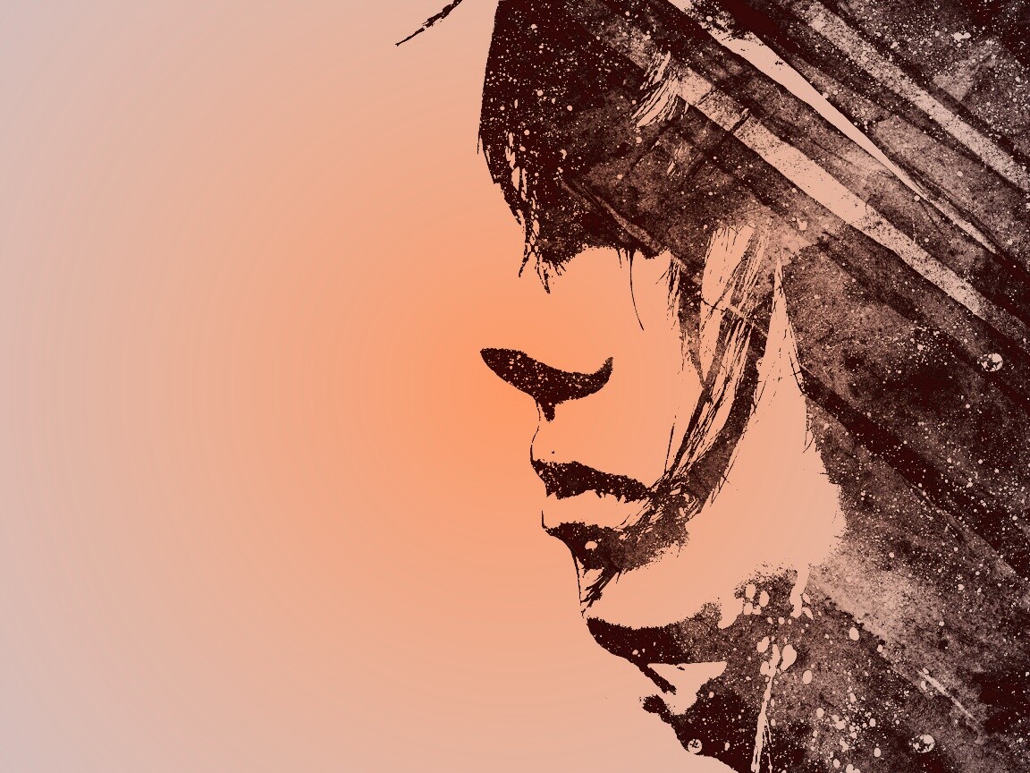 Стильные черно-белые обои обои